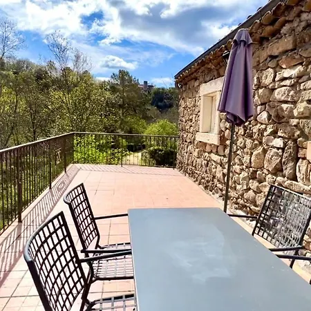 Logis Hotel Restaurant Le Domaine De L'Eau Vive Largentière Buitenkant foto